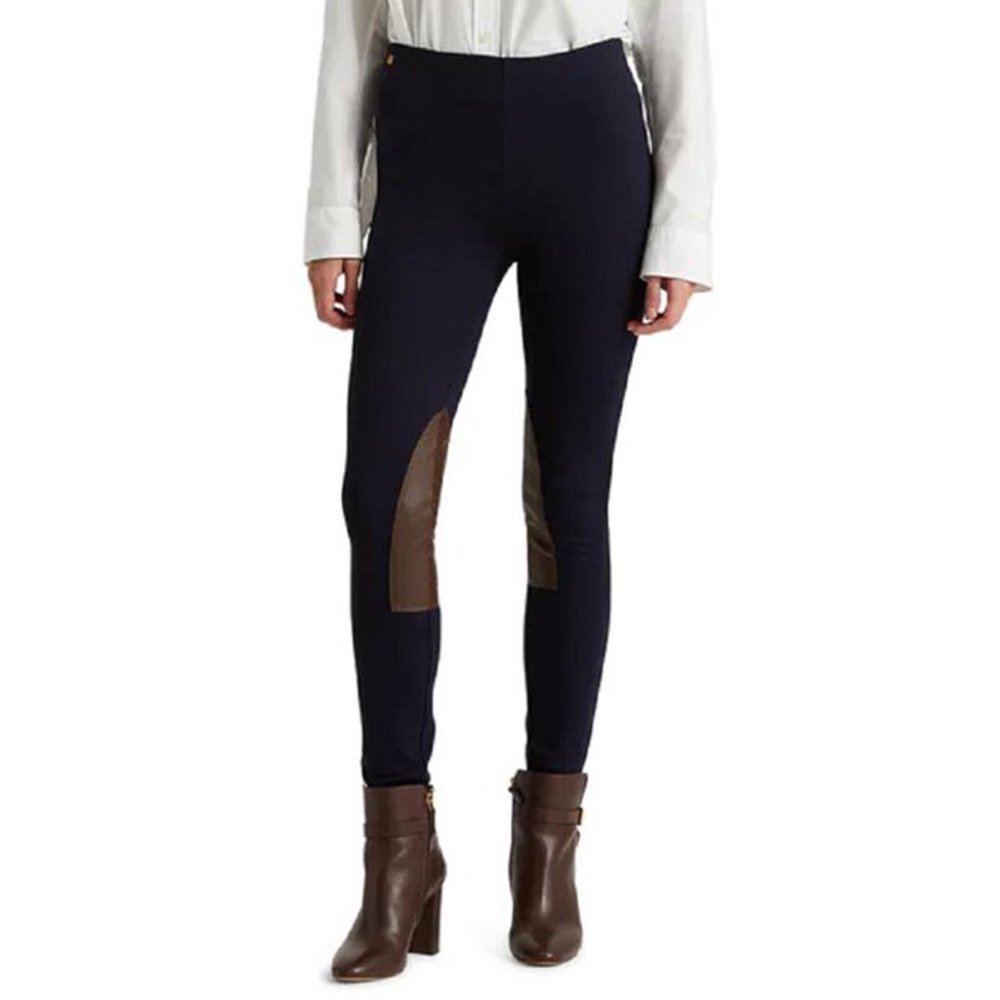 Lauren Ralph Lauren Women's  equestrian Ponte Jodhpur Skinny Pants XL